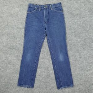 Vintage Rustler Jeans Mens 32x32 Straight Leg Made USA 87621 Denim 80s